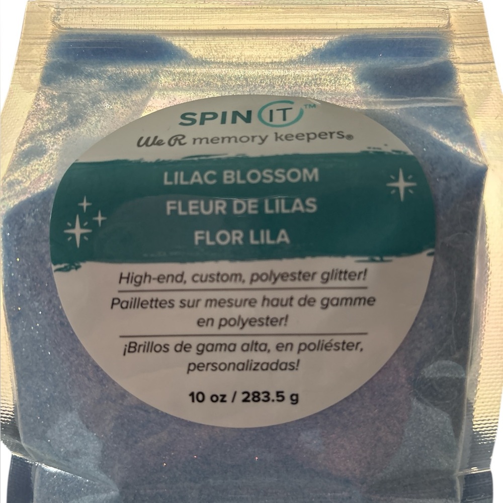 We R Memory Keepers Spin It Glitter Lilac Blossom 10oz Extra Fine 2021